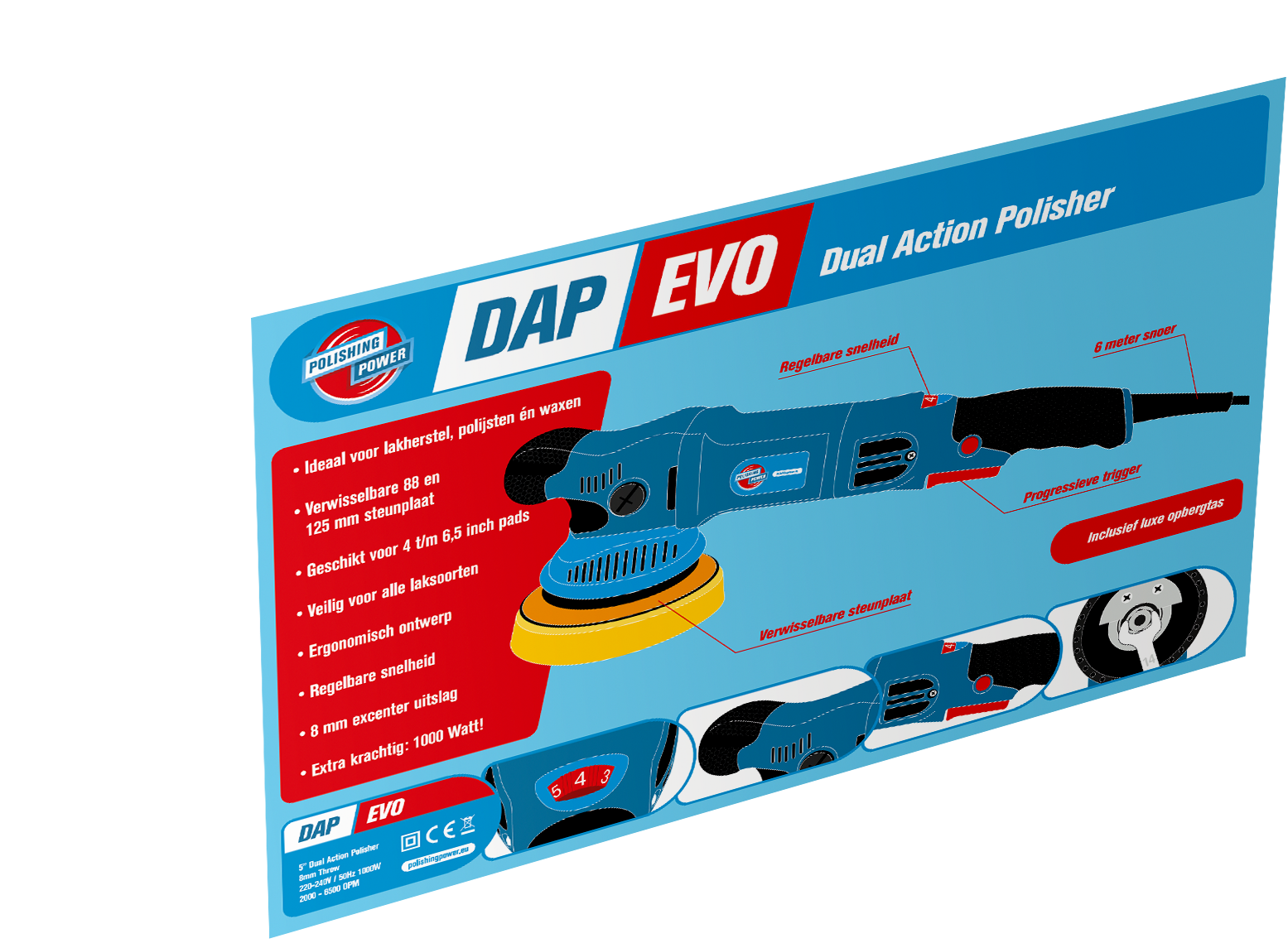 Doos DAP EVO Dual Action Polisher